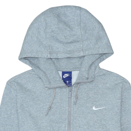 Nike Men's Grey Full Zip Hoodie Size M Sportswear Sweatshirt