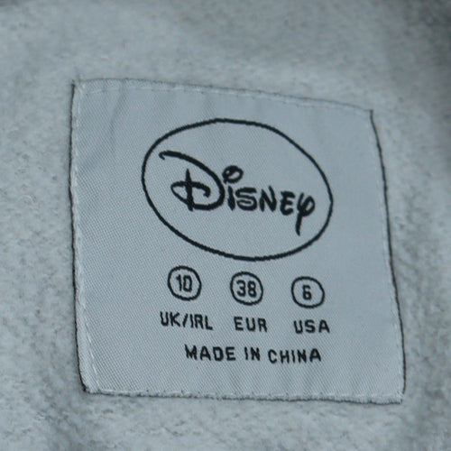 Disney Primark Womens Grey Bambi Graphic Hoodie Size 10 UK