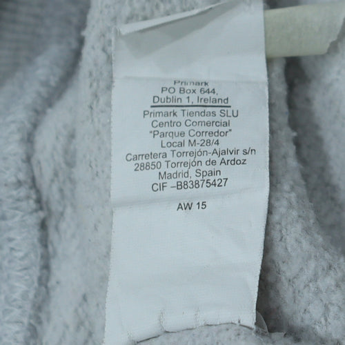 Disney Primark Womens Grey Bambi Graphic Hoodie Size 10 UK