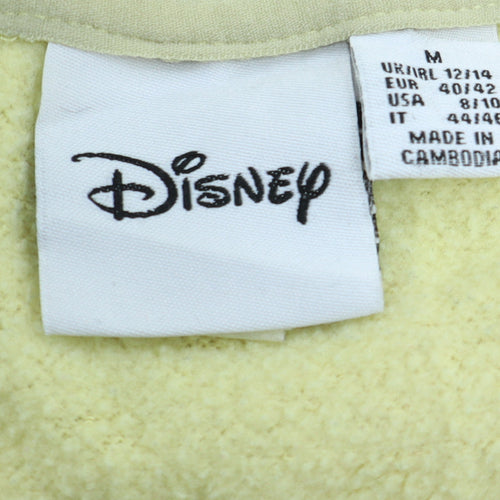 Disney Womens Beige Winnie The Pooh Hooded Pullover Hoodie M