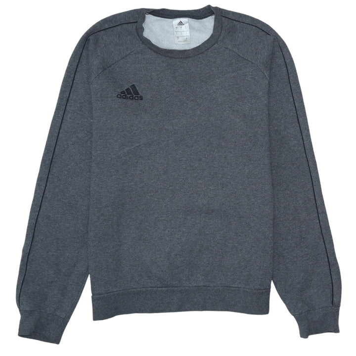 Adidas Men's Grey Crew Neck Pullover Sweatshirt Size S