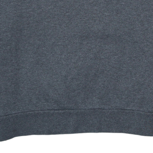 Adidas Men's Grey Crew Neck Pullover Sweatshirt Size S