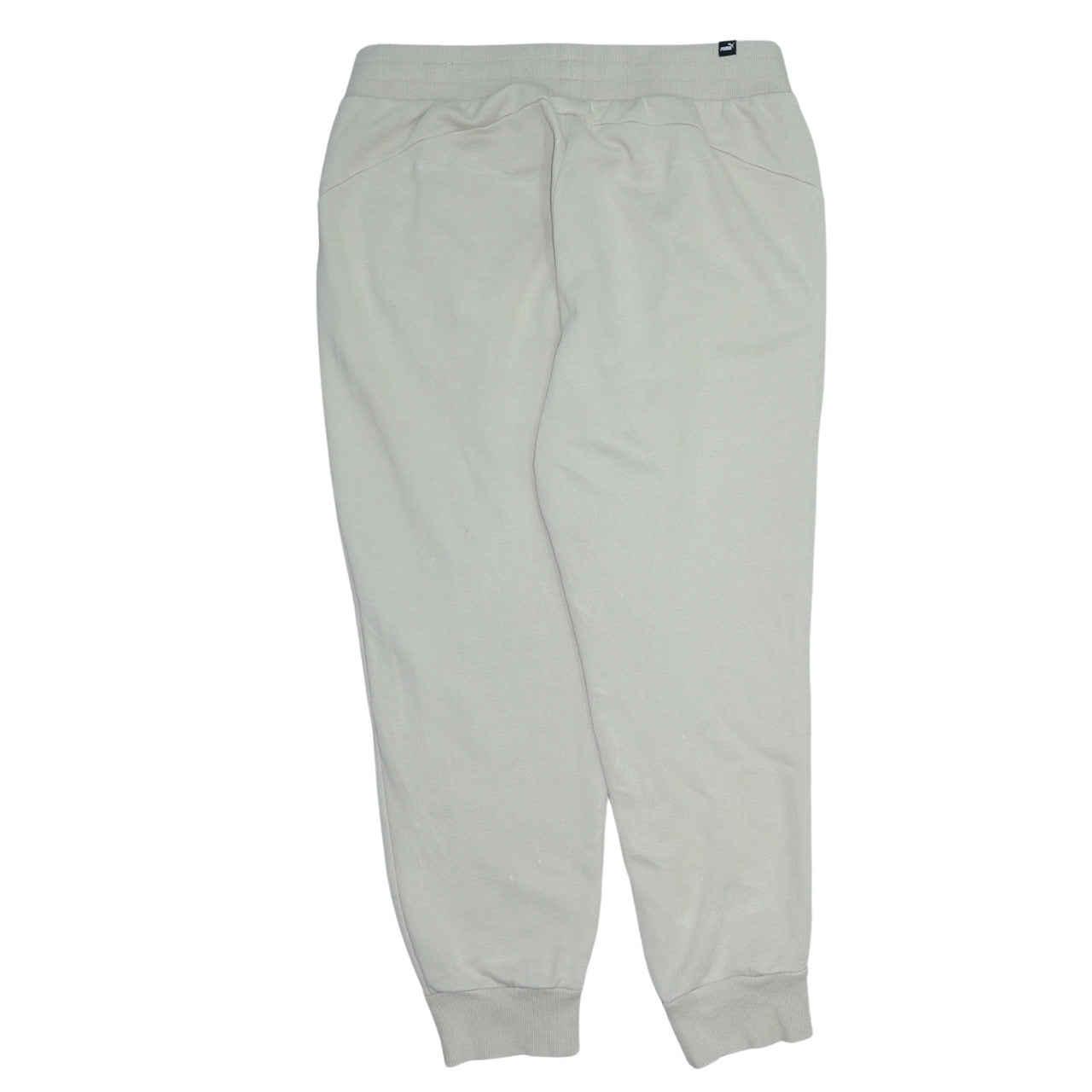 Puma Men’s Beige Jogger Sweatpants L Regular Fit Activewear Trousers