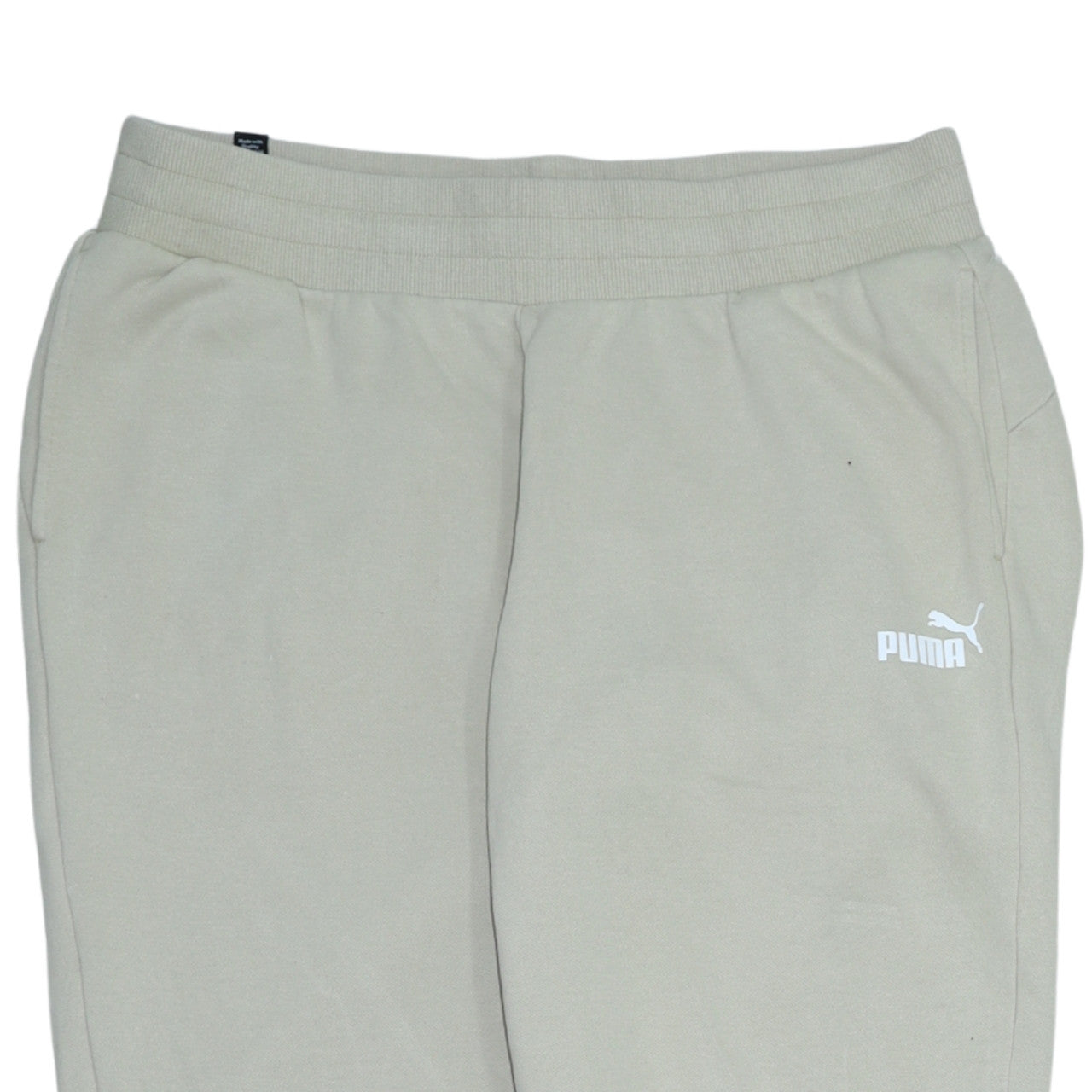 Puma Men’s Beige Jogger Sweatpants L Regular Fit Activewear Trousers