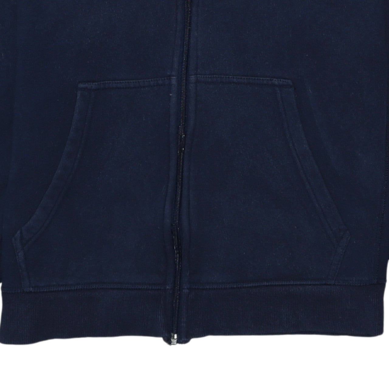 Adidas Men Blue Full Zip Hoodie Size M Sports Fleece Jacket