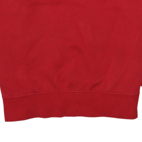 Nike Men's Red Crew Neck Pullover Sweatshirt Size M