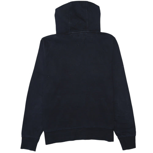 Tommy Hilfiger Womens Navy Hoodie Small Drawstring Organic Cotton