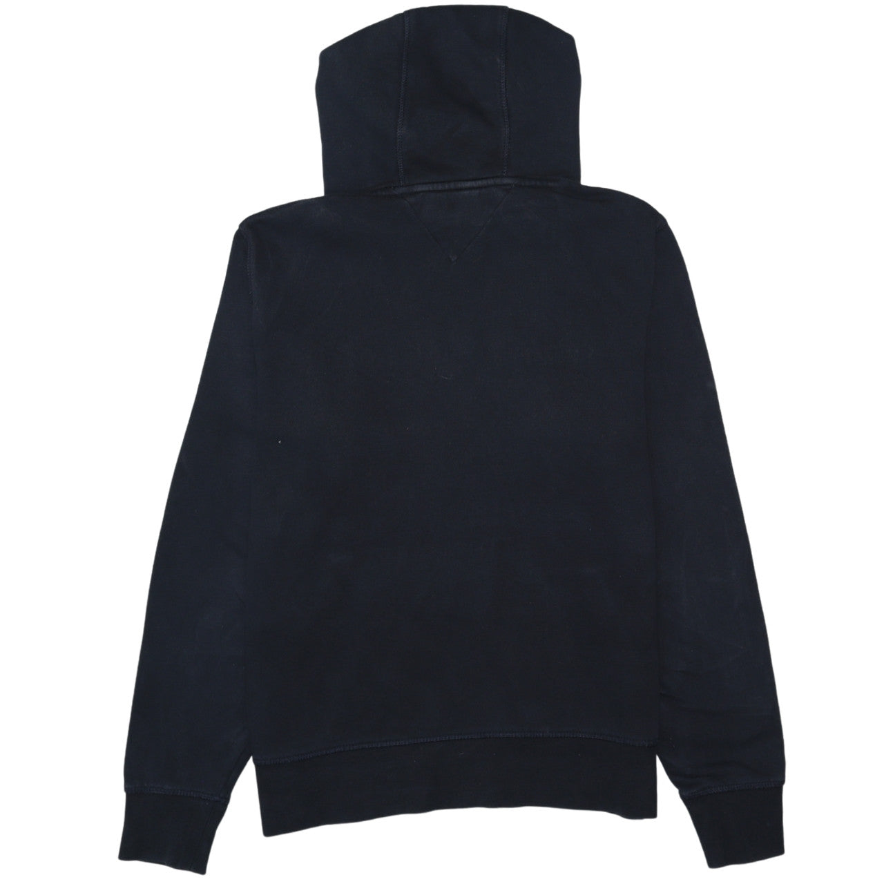 Tommy Hilfiger Womens Navy Hoodie Small Drawstring Organic Cotton