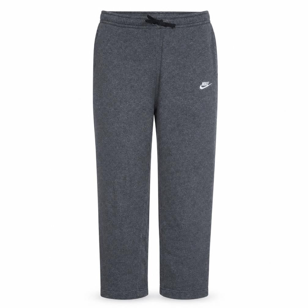 Front view of Nike Men's Grey Fleece Sweatpants, size S, Regular Fit Joggers