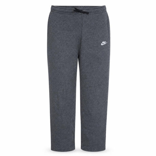 Front view of Nike Men's Grey Fleece Sweatpants, size S, Regular Fit Joggers