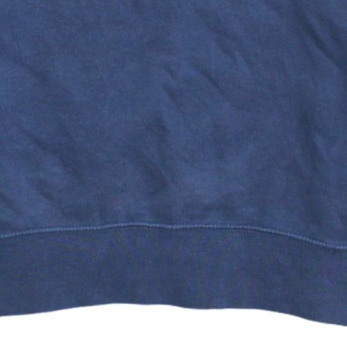 Nike Men's Blue Small Crew Neck Pullover Sweatshirt