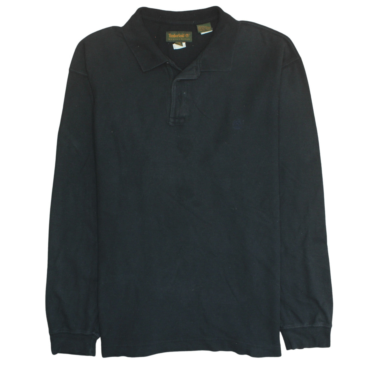 Timberland Men’s Black 2XL Long Sleeve Cotton Collared Shirt