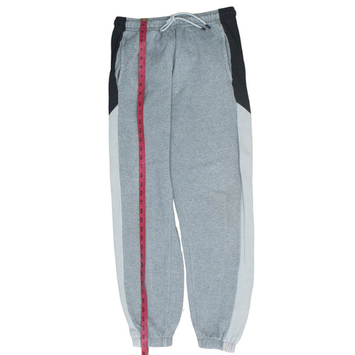 Nike Men's Grey Colourblock Jogger Sweatpants Size S Regular Fit