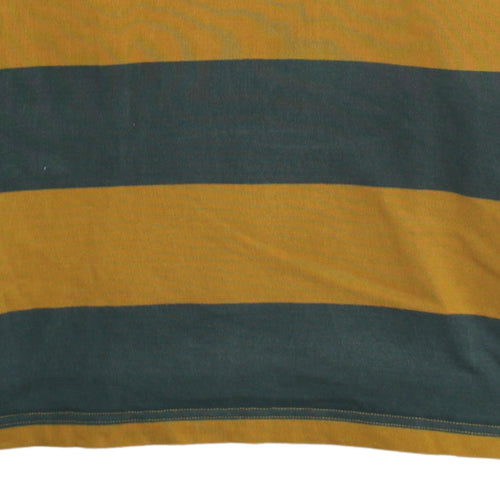 John Lewis Men's Multicoloured XL Rugby Stripe Collared Sweatshirt