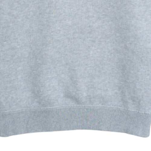 Adidas Mens Grey Crew Neck Sweatshirt S Regular Fit Pullover