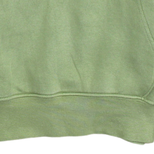 Nike Mens Green Pullover Hoodie XS Regular Fit Fleece Sportswear
