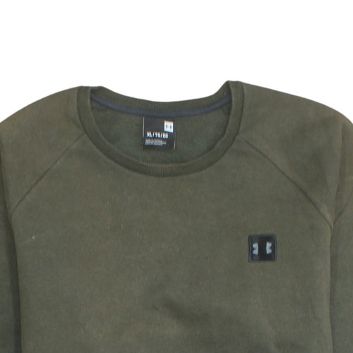 Under Armour Men's Green XL Crew Neck Pullover Sweatshirt