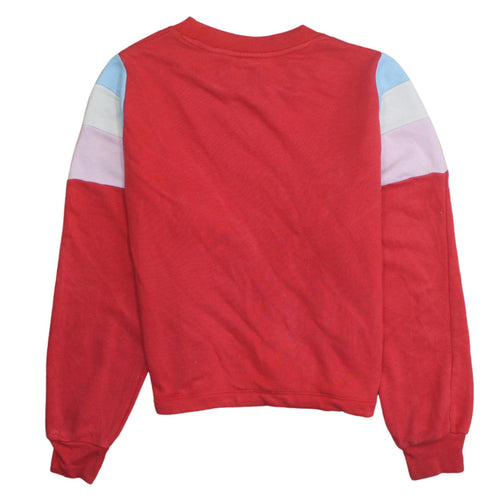 Levi's Women's Red Colourblock Pullover Sweatshirt XS