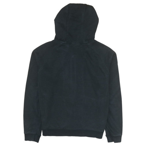 Lacoste Sport Women's Black Full Zip Hoodie Size M Cotton Blend