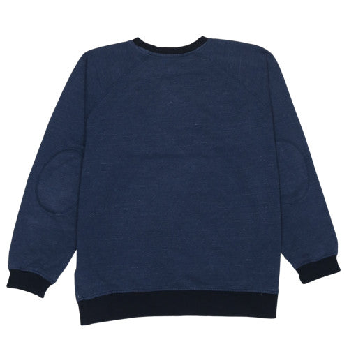 Adidas Mens Navy Blue Crew Neck Sweatshirt L Classic Fit