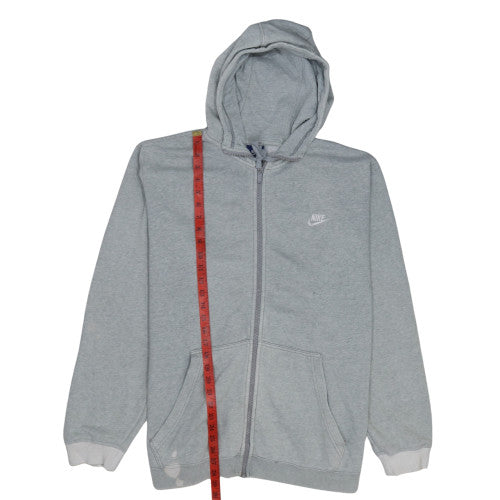 Nike Men's Grey 2XL Full Zip Hoodie Sweatshirt