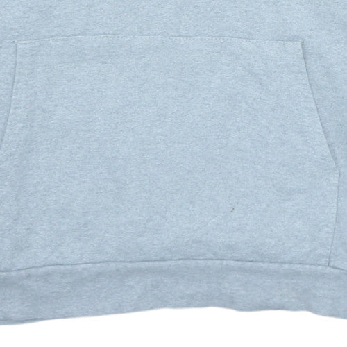 Hugo Boss Men's Grey Logo Pullover Hoodie Size L