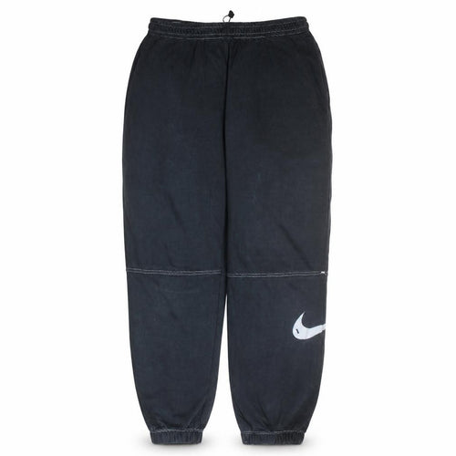 Nike Mens Black Fleece Sweatpants M Regular Fit Elastic Waist