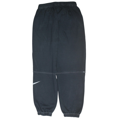 Nike Mens Black Fleece Sweatpants M Regular Fit Elastic Waist
