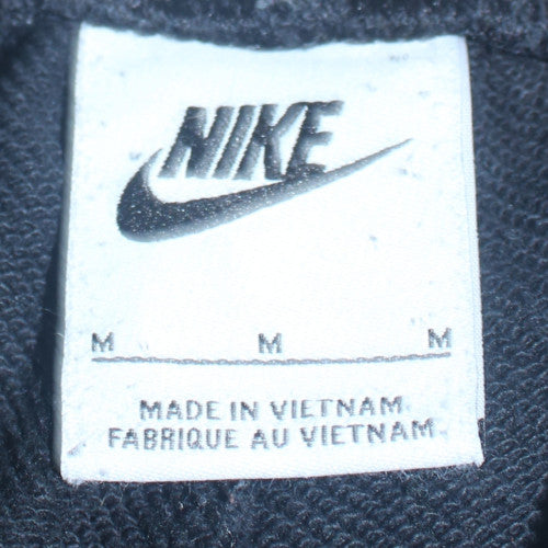 Nike Mens Black Fleece Sweatpants M Regular Fit Elastic Waist