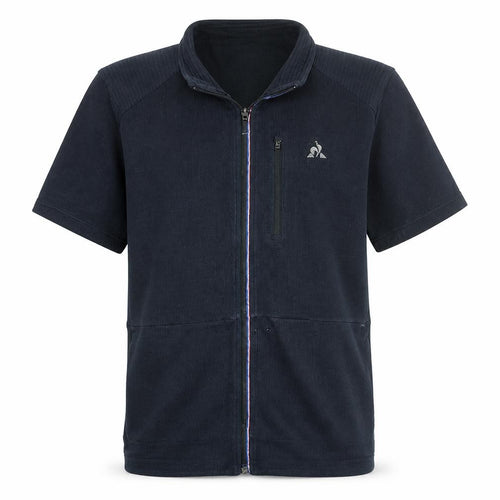 Le Coq Sportif Men's Black L Short Sleeve Full Zip Track Jacket