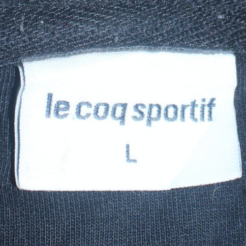 Le Coq Sportif Men's Black L Short Sleeve Full Zip Track Jacket
