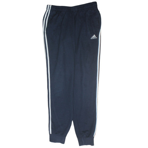 Adidas Womens Navy Blue Jogger Sweatpants M Elastic Waist