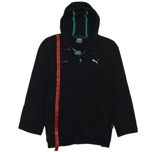 Puma Men's Black Full Zip Hoodie M Regular Fit