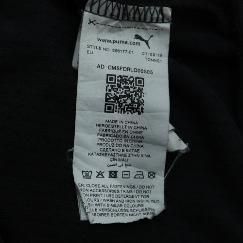 Puma Men's Black Full Zip Hoodie M Regular Fit