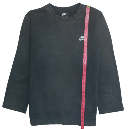 Nike Men's Black L Pullover Crew Neck Fleece Sweatshirt