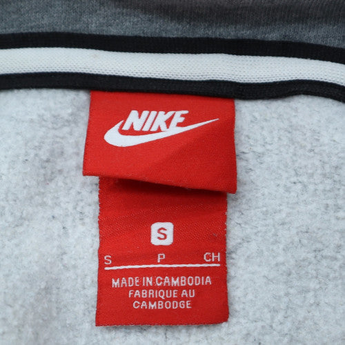 Nike Air Men Grey Full Zip Hoodie Size S Fleece Sportswear
