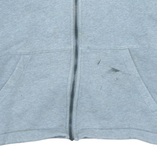 Nike Air Men Grey Full Zip Hoodie Size S Fleece Sportswear