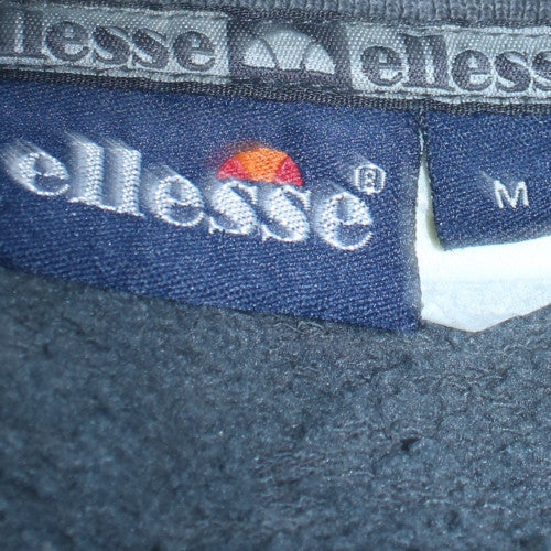 Ellesse Men’s Grey Crew Neck Logo Sweatshirt M Regular Fit