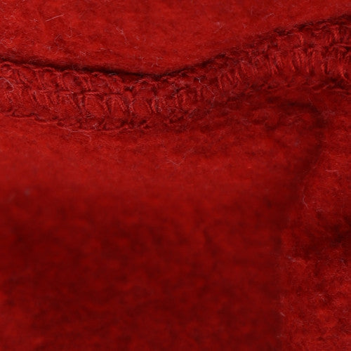 Ralph Lauren Women's Red Cropped Long Sleeve Polo Top S