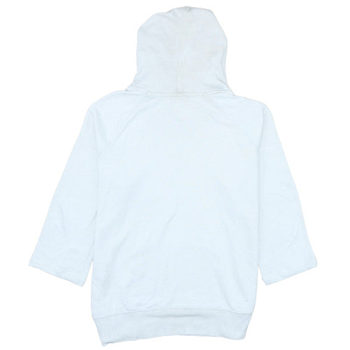 Levi's Womens White Pullover Hoodie S Graphic Logo Cotton Sweatshirt