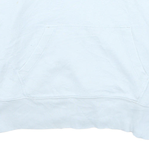 Levi's Womens White Pullover Hoodie S Graphic Logo Cotton Sweatshirt