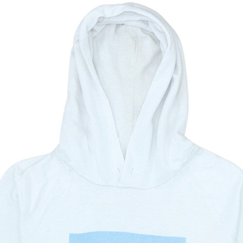 Levi's Womens White Pullover Hoodie S Graphic Logo Cotton Sweatshirt