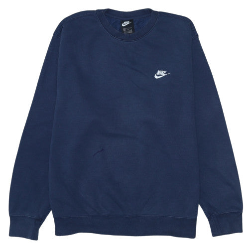 Nike Men's Blue XL Crew Neck Pullover Fleece Sweatshirt