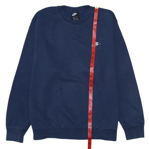 Nike Men's Blue XL Crew Neck Pullover Fleece Sweatshirt
