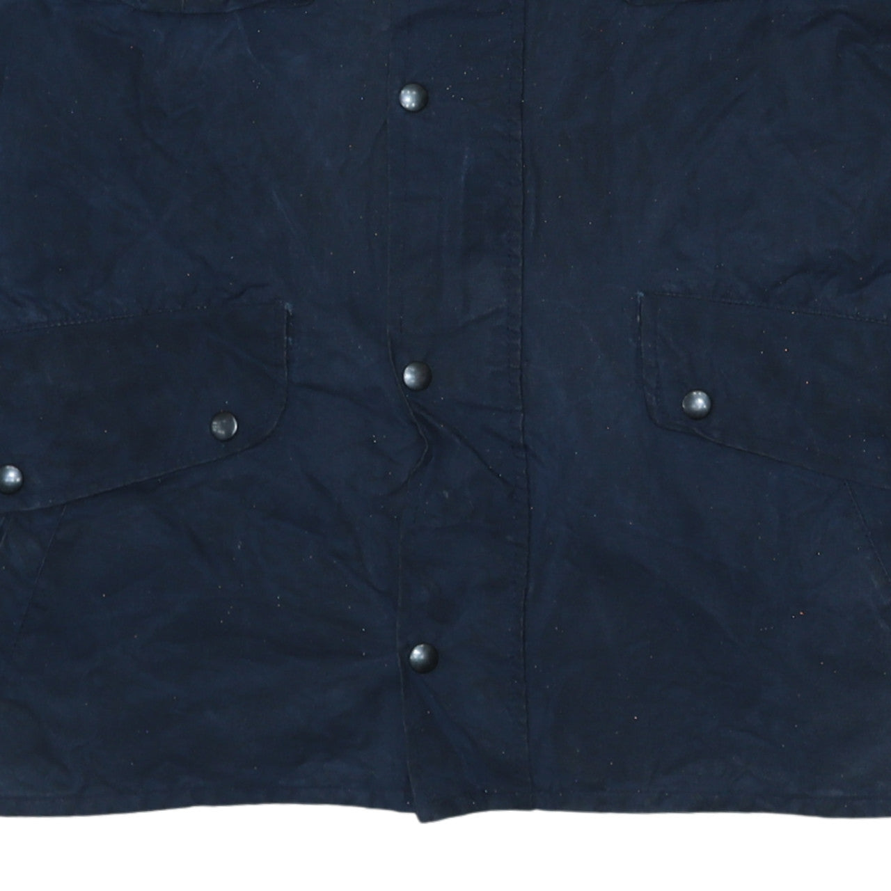 Original Royal Spencer Men's Blue Waxed Cotton Jacket L Outdoor Country Style