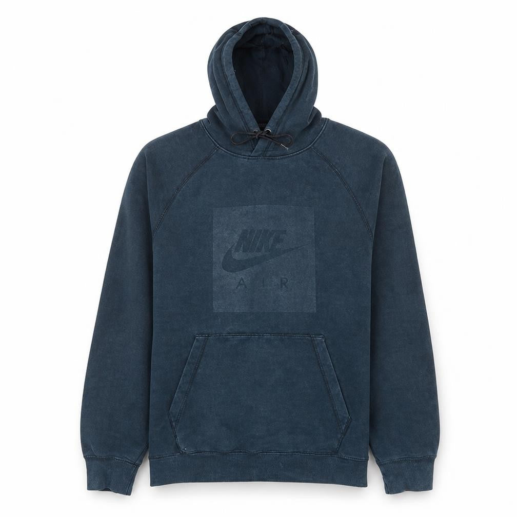 Nike Men's Blue Pullover Hoodie M Logo Fleece Sportswear
