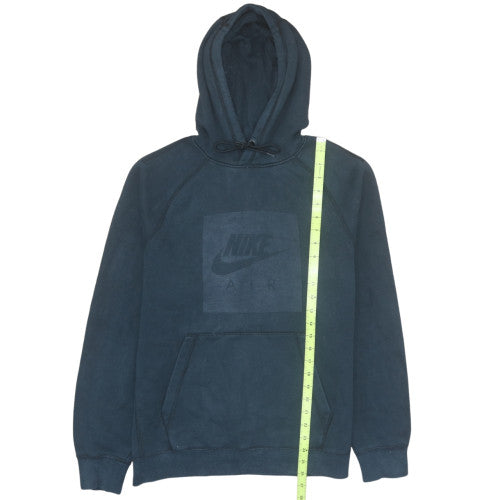 Nike Men's Blue Pullover Hoodie M Logo Fleece Sportswear