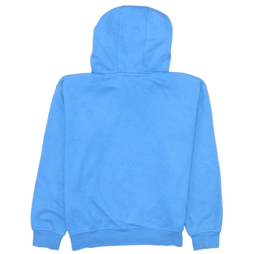 Disney Women Blue Stitch Pullover Hoodie XS Cotton Blend