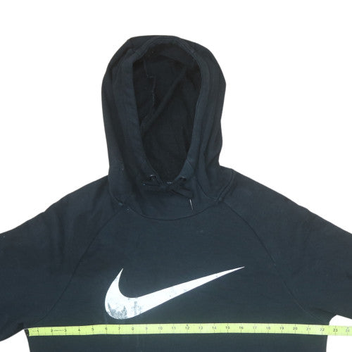 Nike Men's Black Pullover Hoodie M Dri-Fit Logo Sportswear