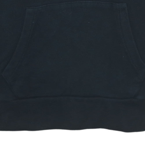 Levi's Men's Black Pullover Hoodie Small Logo Fleece Sweatshirt